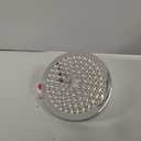 High Pressure Shower Head - Anti-Clogging Silicone Nozzles - 2.5 GPM Removable Restrictor - Easy to Clean Adjustable Replacement - easy to install with Plumbers Tape - 6 inch - Classic Chrome Finish