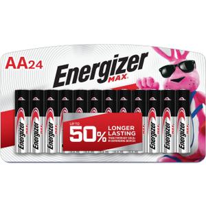 Energizer AA Batteries, MAX Double AA Battery Alkaline, 24 Count