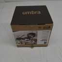 UMBRA Tesora Wood Jewelry Box, Black/Walnut