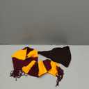 Newborn Photography Props Halloween Wizard Witch Hat Scarf Wand Glasses Frame 4 PCS Set Crochet Baby Photo Prop Halloween Baby Photoshoot Props Halloween Magic Party Cosplay Set
