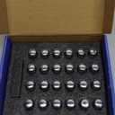 24pcs M14x1.5 Lug Nuts - Compatible with Chevrolet Colorado/Suburban/Silverado, GMC Express/Yukon/Sierra 1500, Ford F150/Expedition, One-Piece Design Factory Chrome Wheel Lug Nut Set