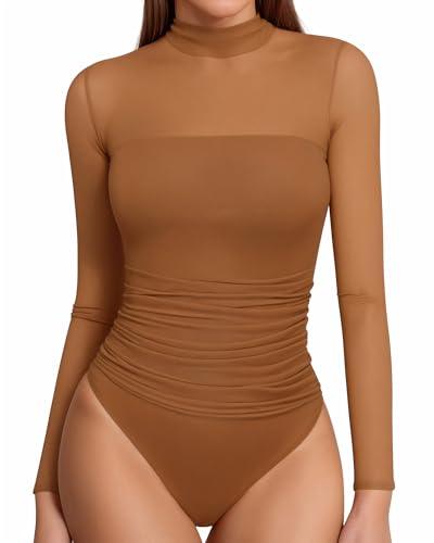 Body Long Sleeve Mangopop, M, Brown
