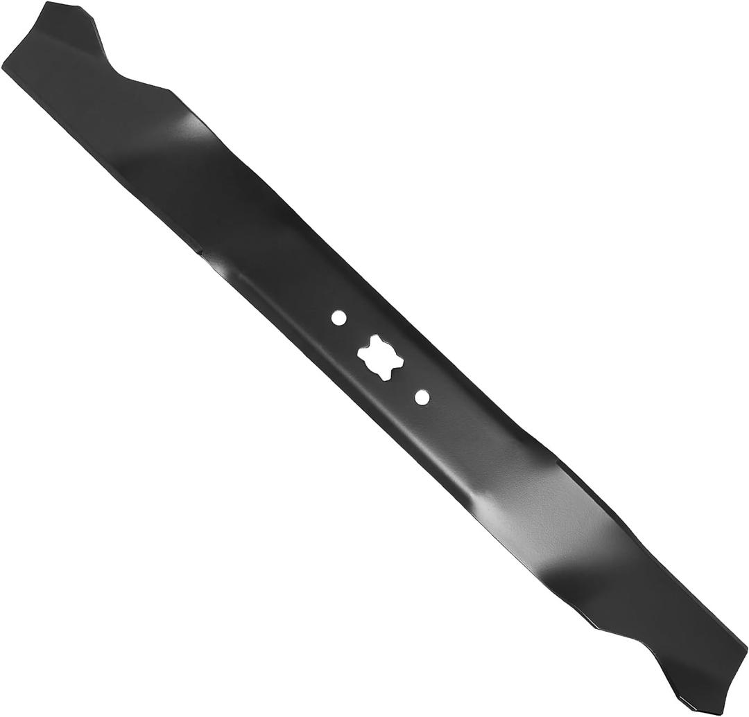 942-0741A Mower Blade for 21 Deck, Compatible with T roy Bilt TB130 TB240 TB230 TB200 TB210 TB160, C raftsman M230 M250, C ub Cadet, M TD 21'' Riding Mower, Replace 742-0741, 742-0741A, 942-0741