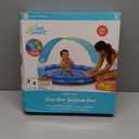 SunSmart Lazy River Kiddie Pool with Two Toy Duckies, Inflatable Kids Pool with Removable UPF50 Sunshade Canopy, Heavy Duty Toddlers Pool