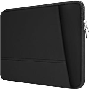 TEDNETGO Laptop Sleeve 15.6 inch, Upgrade Sturdy Portable Monitor Computer Laptop Case, Carrying Sleeve Bag Briefcase Bag 15.6'' with Pockets for MacBook PC Mac HP Lenovo Dell Asus Xbox Switch, Black