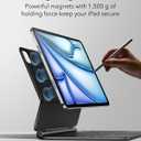 ESR for iPad Air 11 inch Case with Keyboard M4/M3/M2 (2026/2025/2024), iPad Pro 11 & Air 5/4th Magic Keyboard Case, Easy-Set Floating Cantilever Stand, Precision Multi-Touch Trackpad, Black