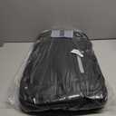 Slim Laptop Backpack for Men, 17.3 Inch Expandable Business Travel Backpack with USB Charging Port, Lightweight Work Computer Bag, Black