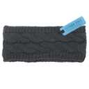 LUTHER PIKE SEATTLE Ear Warmer Winter Headband For Women (One Size, Dark Grey)