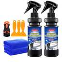 Adhesive Remover,Adhesive Remover Spray,Remover Dissolves Stubborn Glue,Sticker,Label,Tape,Tar Painted,Metal, Plastic,Glass Surfaces,Streak Free 150ML/5Oz 2Pack