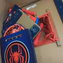 Delta Children Marvel Spider Man Kids Table Set with Storage (2 Chairs Included) Greenguard Gold Certified, Onesize, Blue/Red