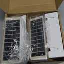 Brizled White Solar Fence Lights Outdoor, 11 Modes & 9 Colors Color Changing Solar Wall Lights, 100 Lumens IP65 Waterproof Outdoor Deck Lighting for Railing Wall Fence Poolside, 8 Pack