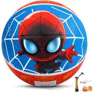 Kids Basketball Size 5 Youth Basketball 27.5" for Indoor Outdoor Play Games,Training Basketball for Beginner(Boys&Girls) (Red - Size 3 (22"))