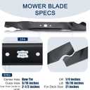 Briggs and Stratton Replacement Mower Blade 21" for Snapper Mower 7800923, 1696627, 1696607, 2691561