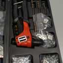 WETOLS Pop Rivet Gun Kit with 200 Blind Rivets, Upgraded Manual Single Hand Riveter with 4 Tool-Free Interchangeable Rivet Heads and 4 Drill Bits, Pop Rivet Tool Kit with Sturdy BMC Carrying Case (red)