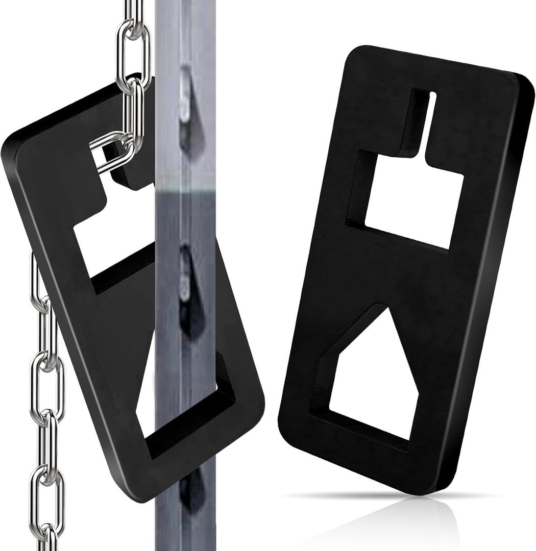 T Post Puller Fence Post Puller, Farm Equipment Tractor Accessories, Use Different Chains S Hooks Jacks Tractor Buckets from Ground (Black)