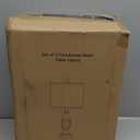 TOBUSA 22 Farmhouse Table Lamps Set of 2, White Rustic Vintage Table Lamps for Living Room Bedroom, Antique Bedside Desk Lamps with Linen Shade, Traditional Resin Nightstand Lamp Sets for End Table