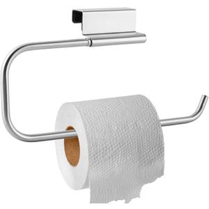 Cabinet Door Paper Towel Holder, 12.4 Inches Camper Under Sink Paper Towel Storage and Dispenser, Papers Towels Rack -Bathroom, Kitchen, Laundry Room, Tissue Storage(Color:1pc)