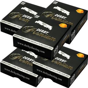 500 "Derby Premium" Single Edge Razor Blades for straight razor