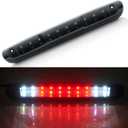 Third 3rd Brake Light, LED High Mount Stop Light for 2007-2013 Chevy Silverado/GMC Sierra 1500 2500HD 3500HD, Rear Center Cab Roof Tail Cargo Lamp, Smoke Lens