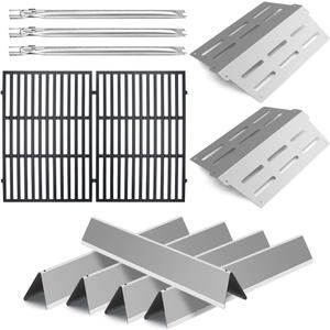 Grill Parts Replacement for Weber Genesis 300 Series E310 E320 E330 S310 S320 S330 EP310 EP320 EP330 Gas Grills with Front Control Panel Grill Pipe Tubes Burner (2+5+62752-3+7524)