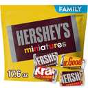 Pack Of 2 HERSHEY'S Miniatures Assorted Chocolate Candy Family Pack, 17.6 oz, Best By: 10/2025