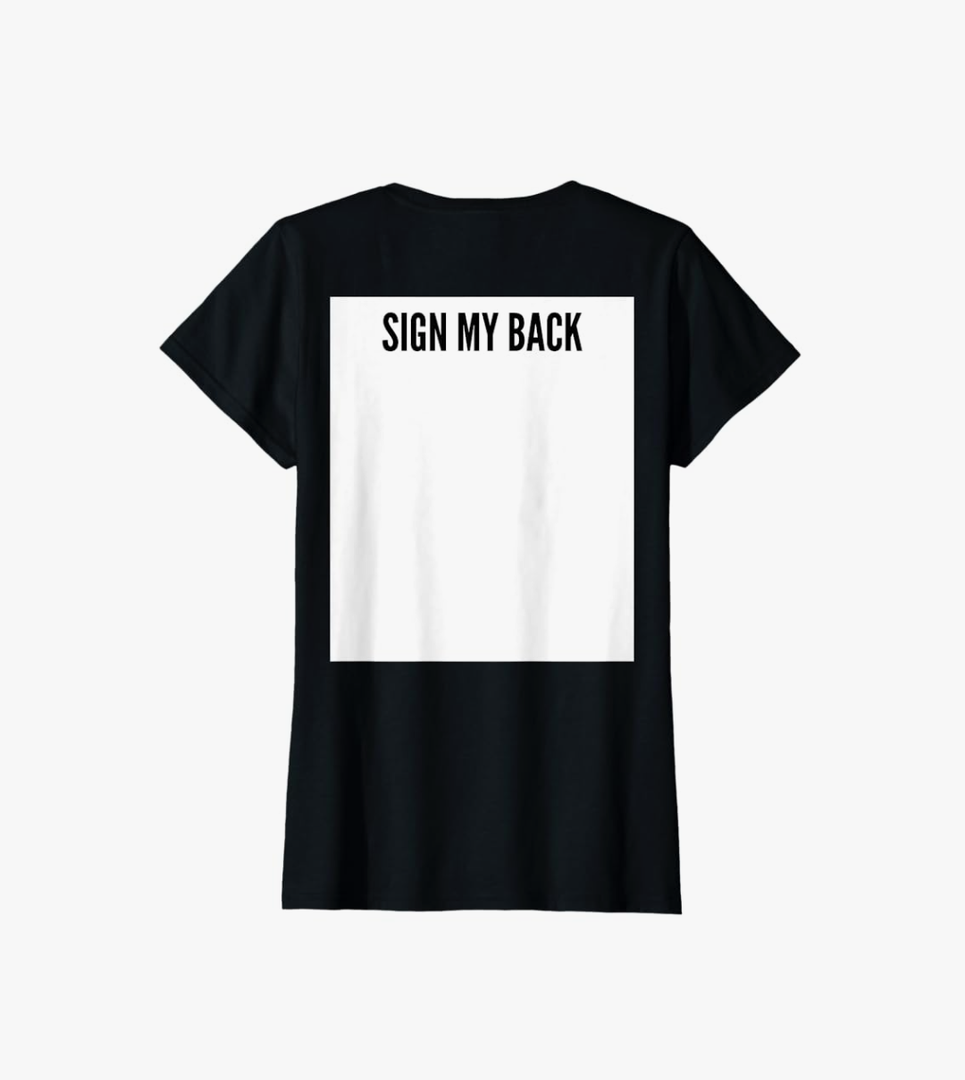 Sign My Back T-Shirt S