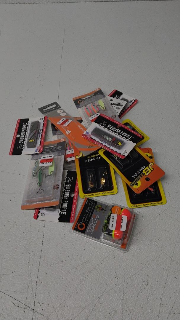 Assortment of Fishing-Equipment 15 Pack