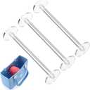 JUXYES 3 Pack Acrylic Yarn Spinner Rotating Yarn Holder Compatible with Small and Medium Bogg-Bag, Portable Knitting Accessories for Beach Tote Bag, Yarn Holder Spinner for Knitting Crocheting (6 inches)