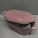 Dutch Oven for Bread Baking, 3.4 QT Bread Dutch Oven for Sourdough, Enamelled Cast Iron Bread Oven with Lids, Heavy-Duty Non Stick Sourdough Loaf Pan, Meatloaf Pan, Pink