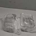 Diesisa 2pc Acrylic Wall Mount Organizer, Adhesive Clear Cabinet Door Organizer,Bathroom Shelves for Wall,No Drilling Hang Walls,with 2 Compartments, for Bathroom, Kitchen, Living Room