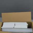 SEE SPRING 12 Pack Shoe Storage Box, Clear Plastic Stackable Shoe Organizer for Closet, Space Saving Foldable Shoe Rack Sneaker Container Bin Holder (Large Fit Size 9)