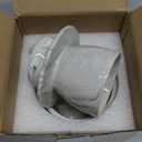 Butter Crock for Counter with Water, French Butter Keeper for Spreadable Butter Marble Ceramic Butter Dish with Lid for Countertop, Butter Container Holder