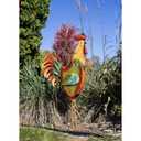 BACKYARD EXPRESSIONS 63 Inch Rooster Garden Statue, Decorative Chicken Statue