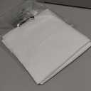 1 Pack Water-Repellent Fabric Shower Curtain Liner - Hotel Quality Machine Washable, 3 Heavy-Duty Magnets with Rustproof Grommets & Weighted Hem, Standard Size 72x72in White