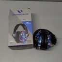 Vanderfields Hearing Protection Ear Muffs - Over 33 dB (2K Hz) Broad Noise Cancelling Sound Reduction Earmuffs for Kids 3-12, Dinosaur Club
