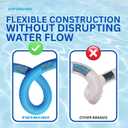 SWIMLINE HYDROTOOLS Standard Swimming Pool Vacuum Hose 1.25" X 18' For Inground Pools - Compatible With Vacuum Heads, Skimmers, Filter Pump Inlets, Above Ground Pools And Other Pool Accessories
