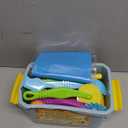 Dough Play Tools Sets for Kids, 22pcs Clay and Dough Accessories for Toddlers with Storage Box, Silicone Mat, Rolling Pins, Safety Scissors, Mini Knife,3D Dino & Animal Molds, Gift for Boys Girls