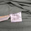 Chezmoi Collection Jasper Sage Green Twin Size Bed in a Bag 5-Pieces Triangle Geometric Quilted Stone Washed Microfiber Comforter with Sheets Lightweight All Season Bedding Set