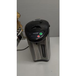 NutriChef 5.2 Qt Electric Water Kettle, Portable, Quick Heating, 5 Liter Digital Kettle with 5 Temperature Settings, Safety Lock, Stainless Steel, 3 Dispensing Options, 8.46" x 11.2" x 16.5"