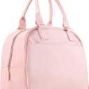 Lunch Bag Women Insulated Lunch Box for Adults Cute Pink Lunch Tote Bag for Women Preppy Lunchbox Lunch Bag for Adults Work