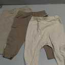 Harlowe 3-Pack Baby Pants 100% Organic Cotton for Baby Boys & Girls (6-9 Months, Natural)