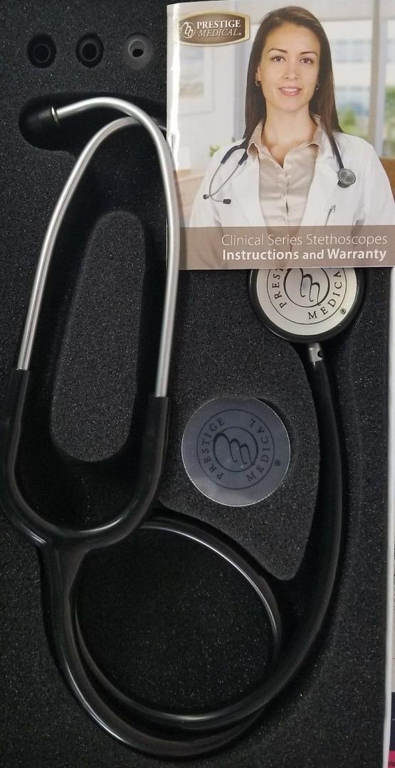 prestige medical Clinical Lite Stethoscope Black Model: 121 prestige medical Clinical Lite Stethoscope Black Model: 121