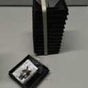 Goovilla 4x4 Post Caps Black(Actual 3.5" x 3.5"), 12 Pack Fence Post Caps with 24 Screws and Easy Installation, Sturdy Waterproof Plastic Deck Post Caps with Frosted Finishing Touch, Protect Wood Post