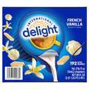 International Delight, French Vanilla, Single-Serve Coffee Creamers, 192 Count (Pack of 1), Shelf Stable Non-Dairy Flavored Coffee Creamer, Great for Home Use, Offices, Parties or Group Events (EXP 08/15/26)