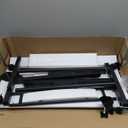 Amztabler Small Standing Desk Adjustable Height, Mobile Stand Up Desk with Wheels, 32 Inch Portable Rolling Desks Conference Room Tablesf for Walking Pad Treadmill Black