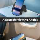Magnetic Airplane Phone Holder, Travel Essentials Foldable Phone Stand for MagSafe, Universal Hands-Free Flexible Desk Stand for Plane, Office, Kitchen