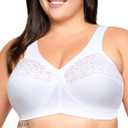 Glamorise Womens MagicLift Cotton Support Bra Wirefree #1001 44F