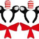Red and White Striped Hat Headband - Dr. Week Seus Costume, Cat in the Het Headband for Reading week, Halloween
