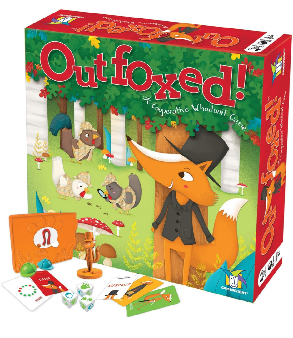 Outfoxed, a Classic Who Dunnit Game for Preschoolers, 4 Players