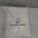 PURE ERA Jersey Knit Flat Top Sheet Only 100% T-Shirt Heather Cotton Super Soft Comfy Breathable (1-Pack, King, Heather Beige)